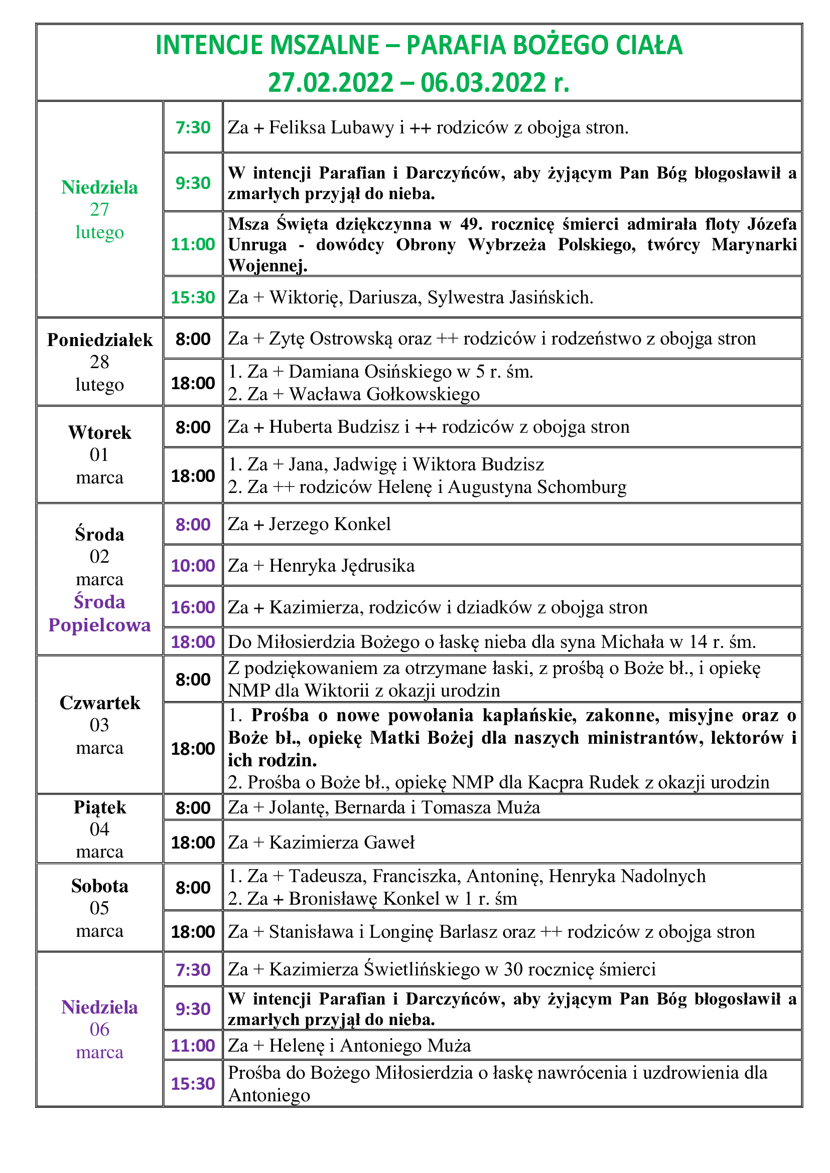 intencje-mszalne-8-niedziela-zwykla-27-02-2022-06-03-2022-r