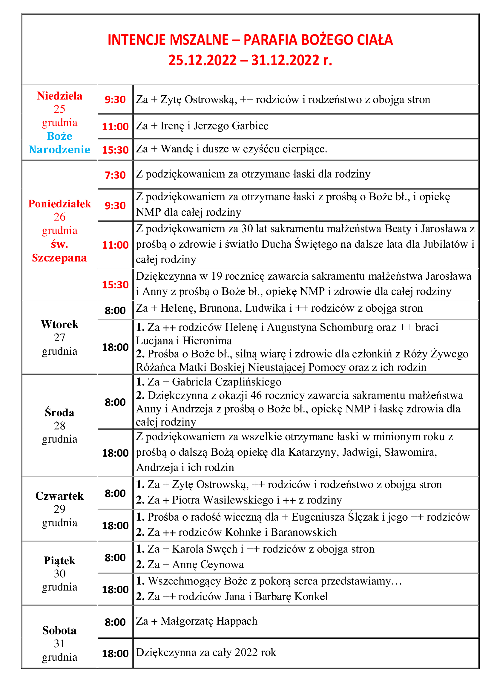 intencje-mszalne-swieta-bozego-narodzenia-25-12-2022-31-12-2022-r