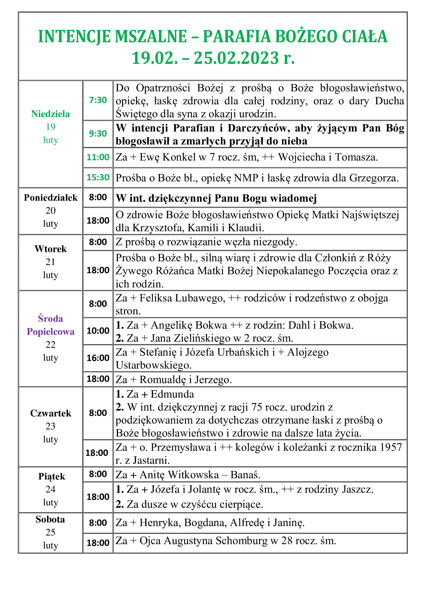 intencje-mszalne-7-niedziela-zwykla-19-02-25-02-2023-r