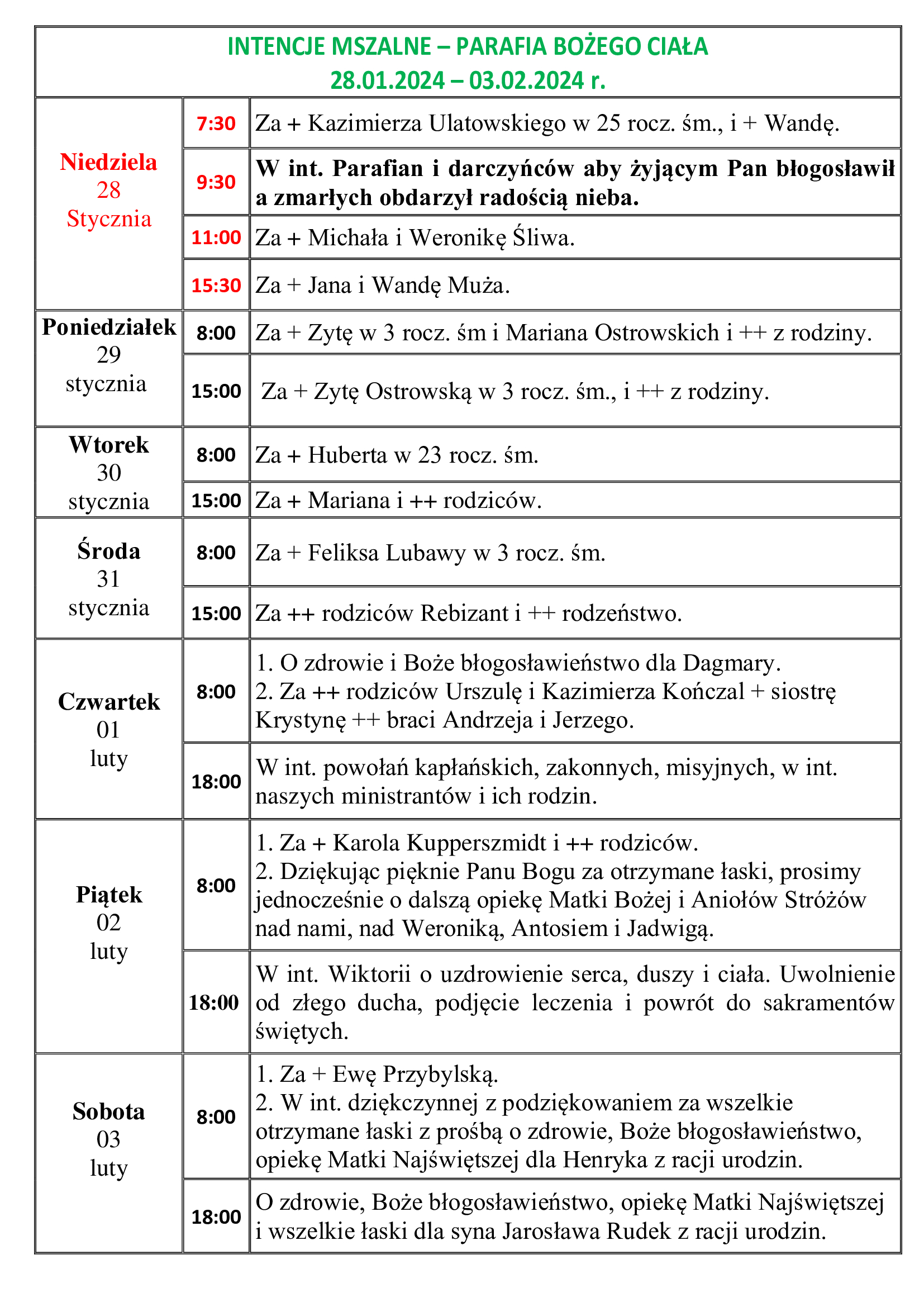 intencje-mszalne-iv-niedziela-zwykla-24