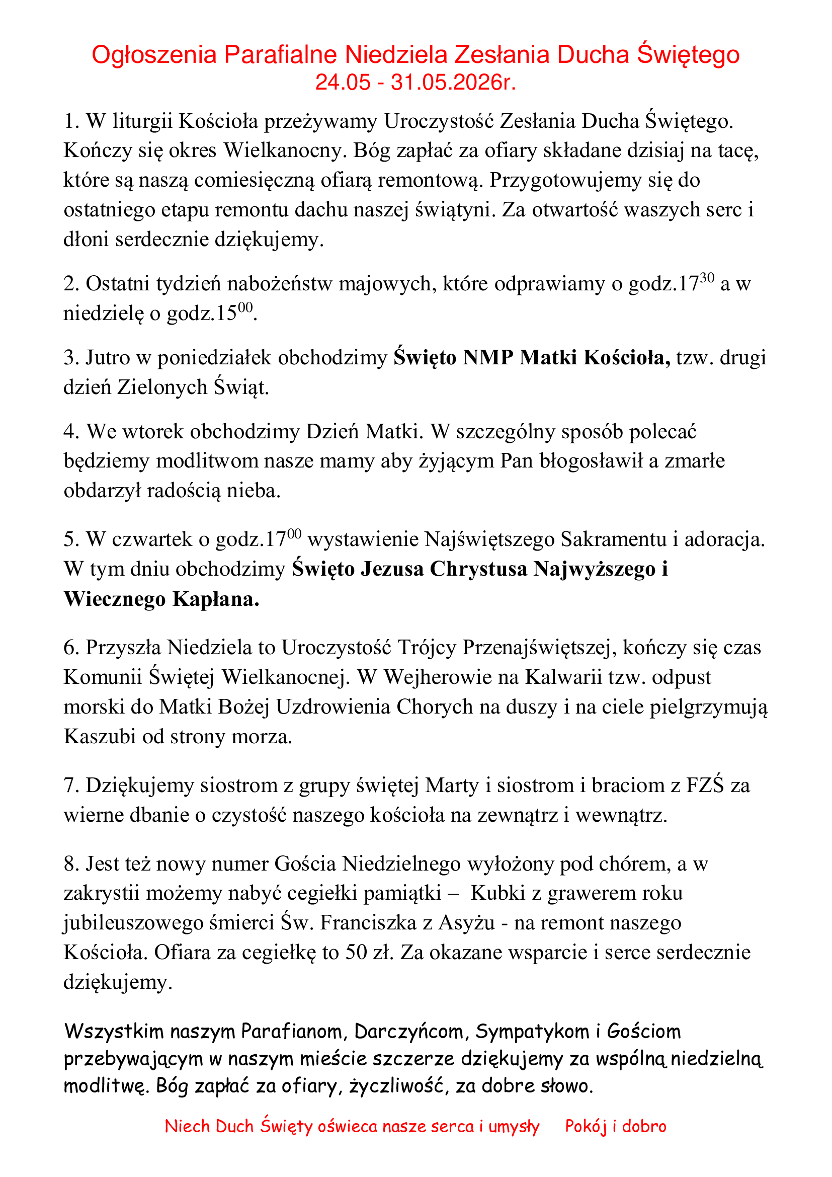 zeslanie-ducha-swietego-2026-ogloszenia