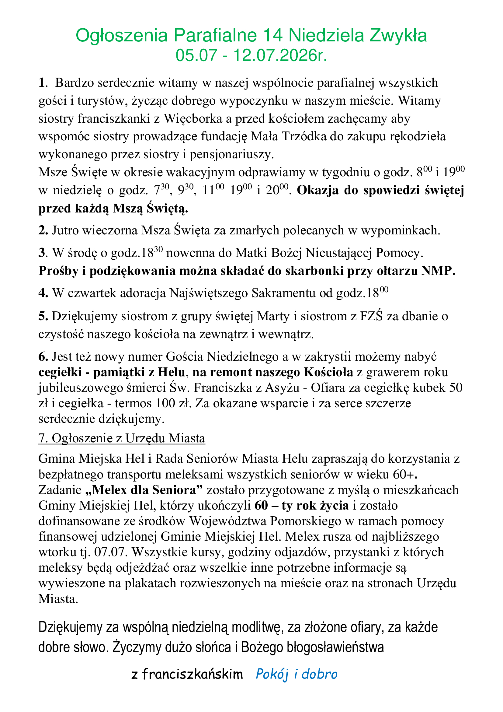 ogloszenia-parafialne-14-niedziela-zwykla